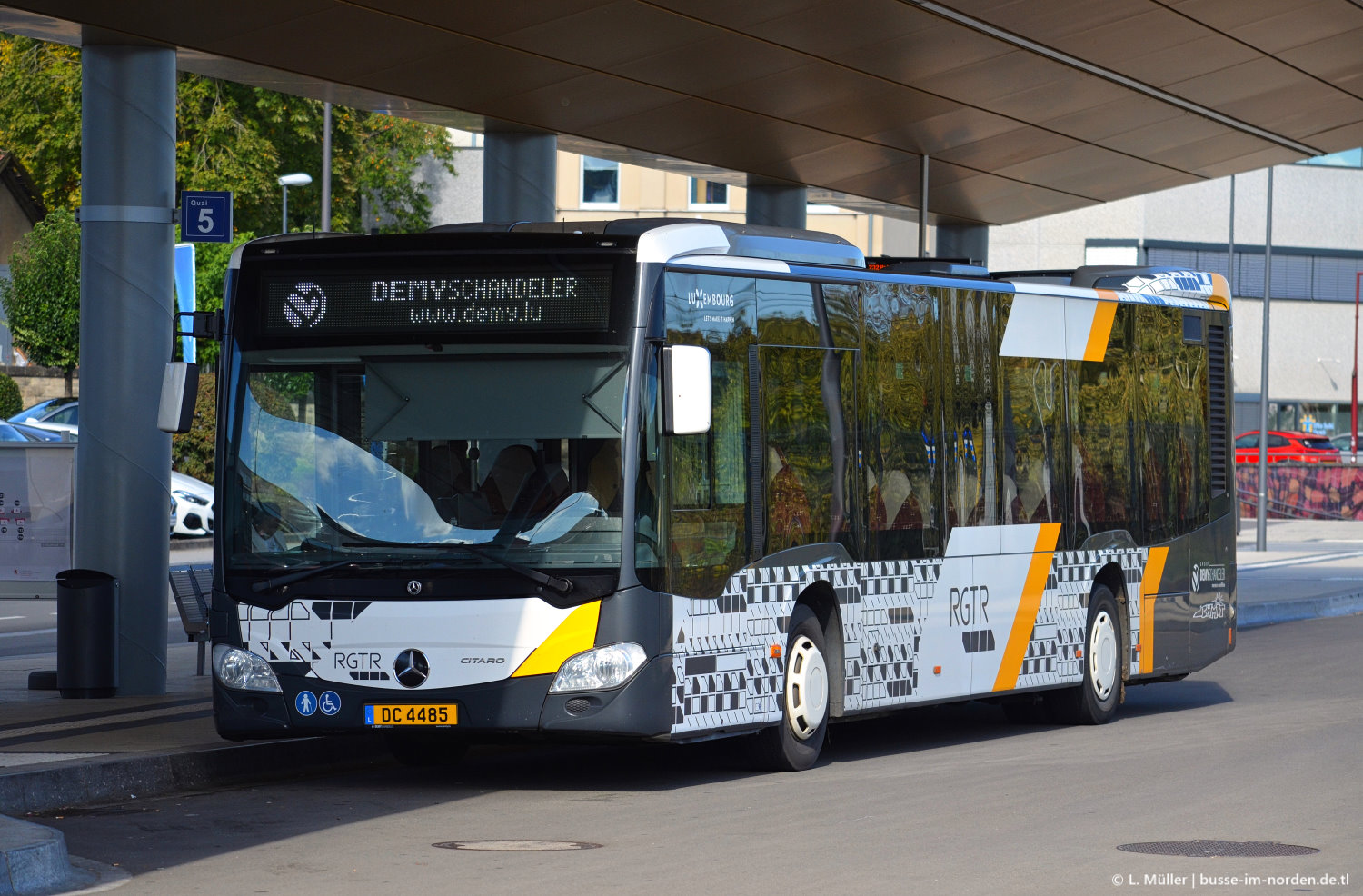 Люксембург, Mercedes-Benz Citaro C2 Ü hybrid № DC 4485