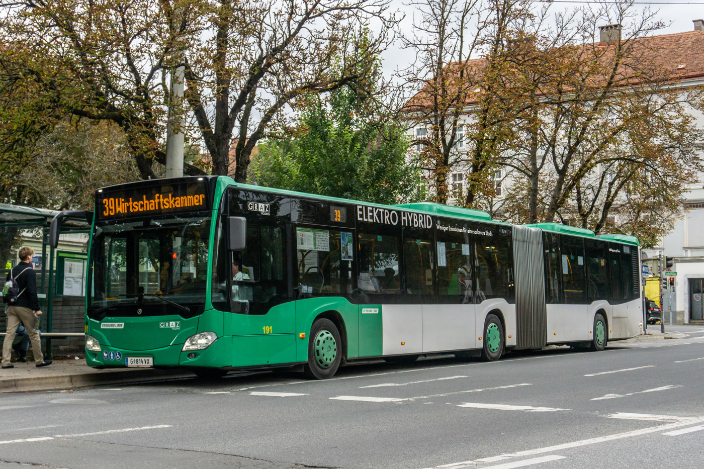 Австрия, Mercedes-Benz Citaro C2 G hybrid № 191