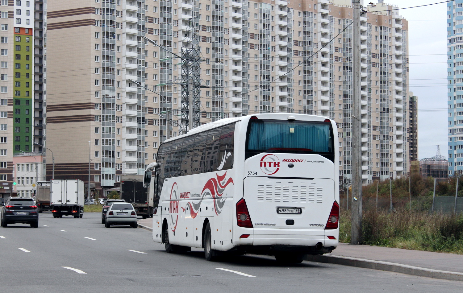 Санкт-Петербург, Yutong ZK6122H9 № n754