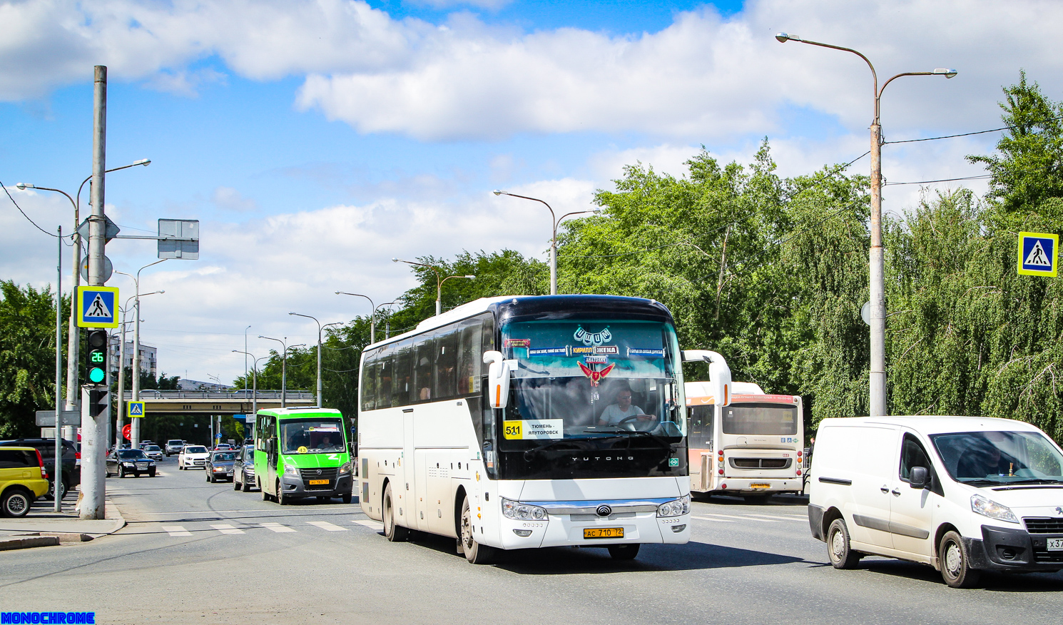 Тюменская область, Yutong ZK6122H9 № АС 710 72