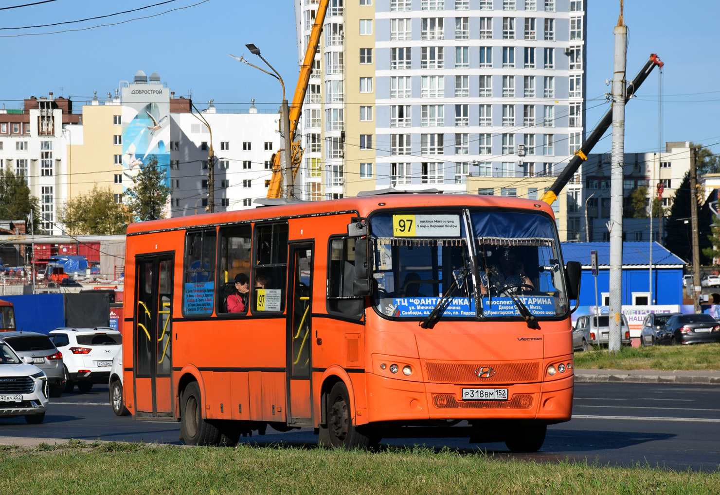 Нижегородская область, ПАЗ-320414-05 "Вектор" № Р 318 ВМ 152