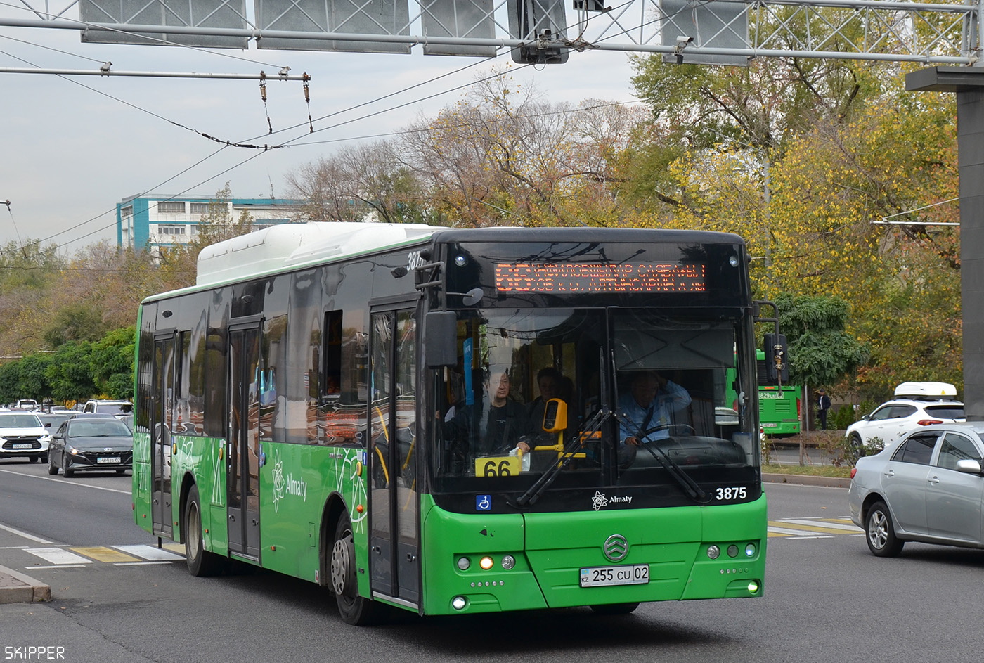 Almaty, Golden Dragon XML6125CN (Hyundai Trans Auto) č. 3875