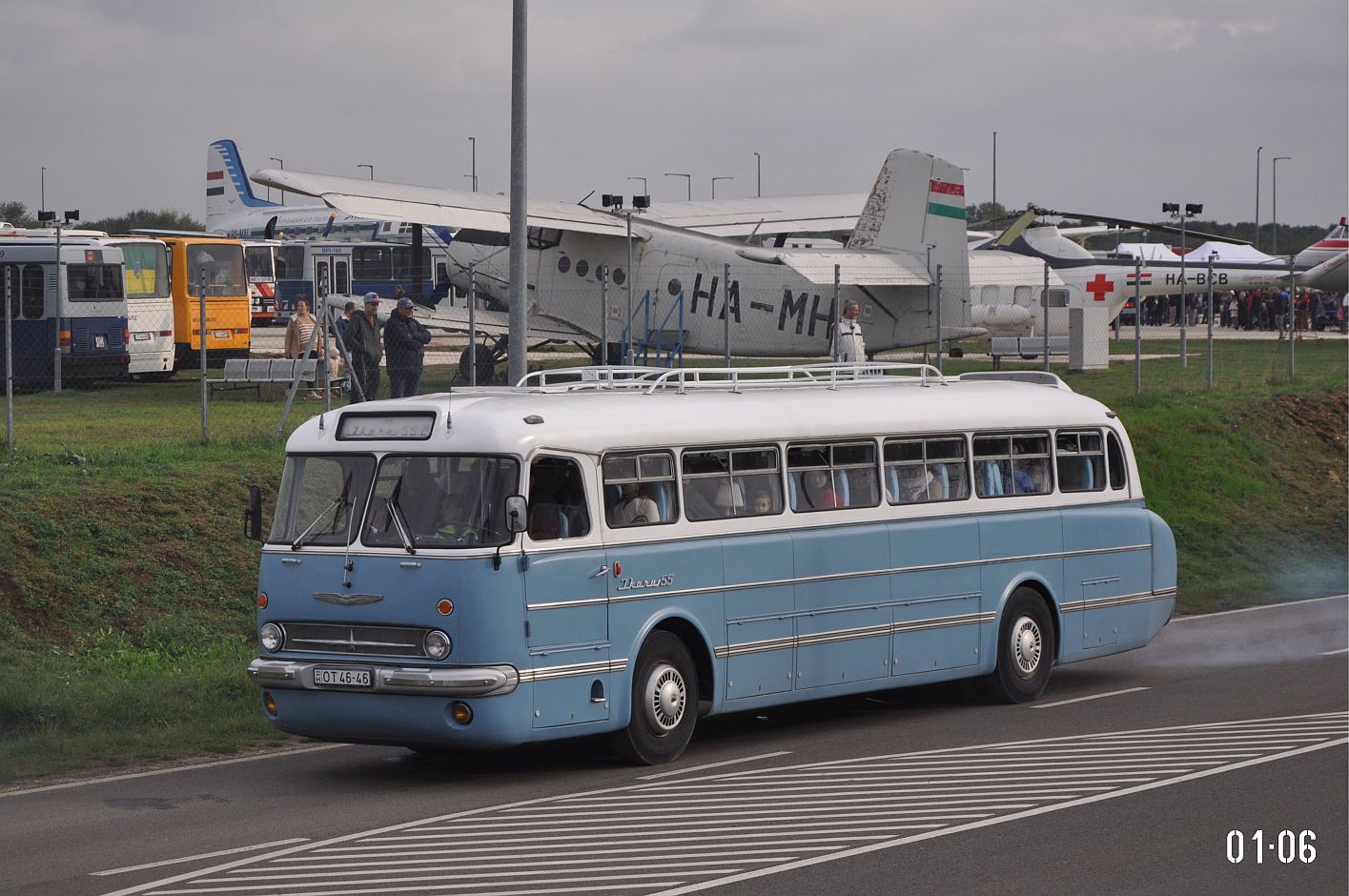 Венгрия, Ikarus  55.21 № OT 46-46; Венгрия — VI. Ikarus Találkozó, Aeropark (2024)