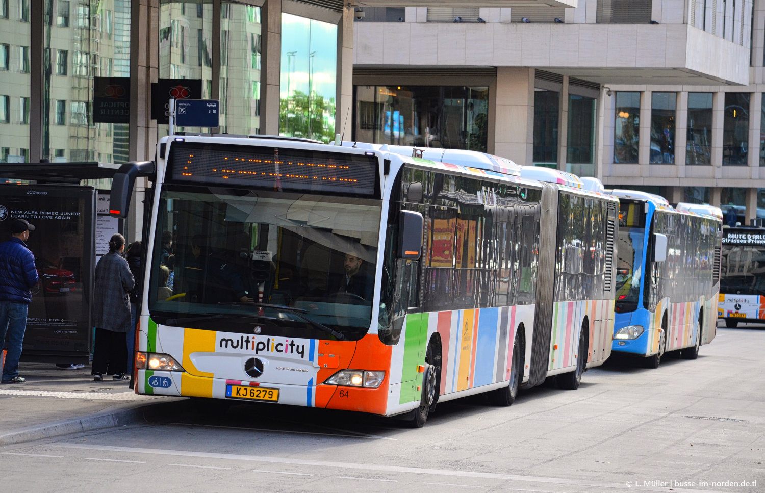 Люксембург, Mercedes-Benz O530G Citaro facelift G № 64