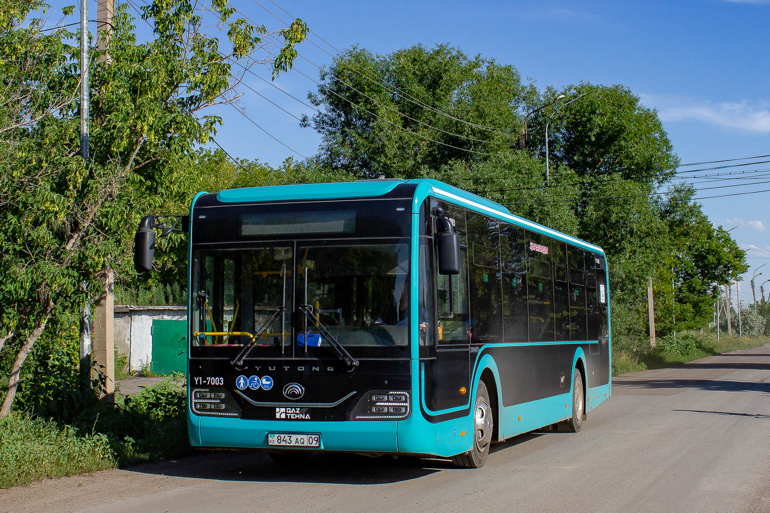Карагандинская область, Yutong ZK6116HG (QazTehna) № Y1-7003 Карагандинская область, Yutong ZK6116HG (QazTehna) № Y1-7003