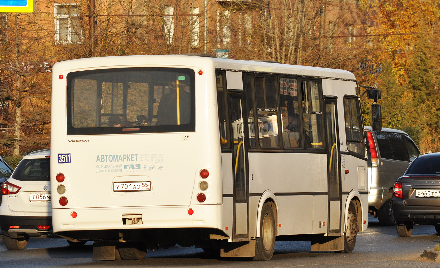 Омская область, ПАЗ-320412-04 "Вектор" № 3511