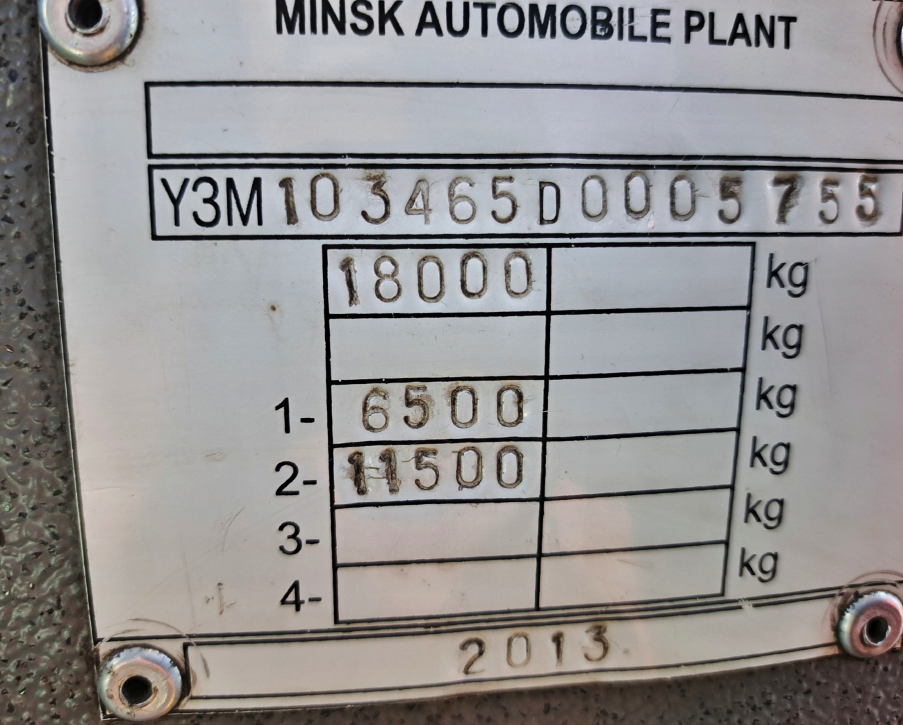 Астана, МАЗ-103.465 № 986 AK 01