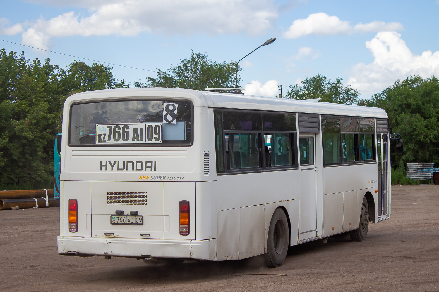 Карагандинская область, Hyundai New Super AeroCity № 766 AI 09