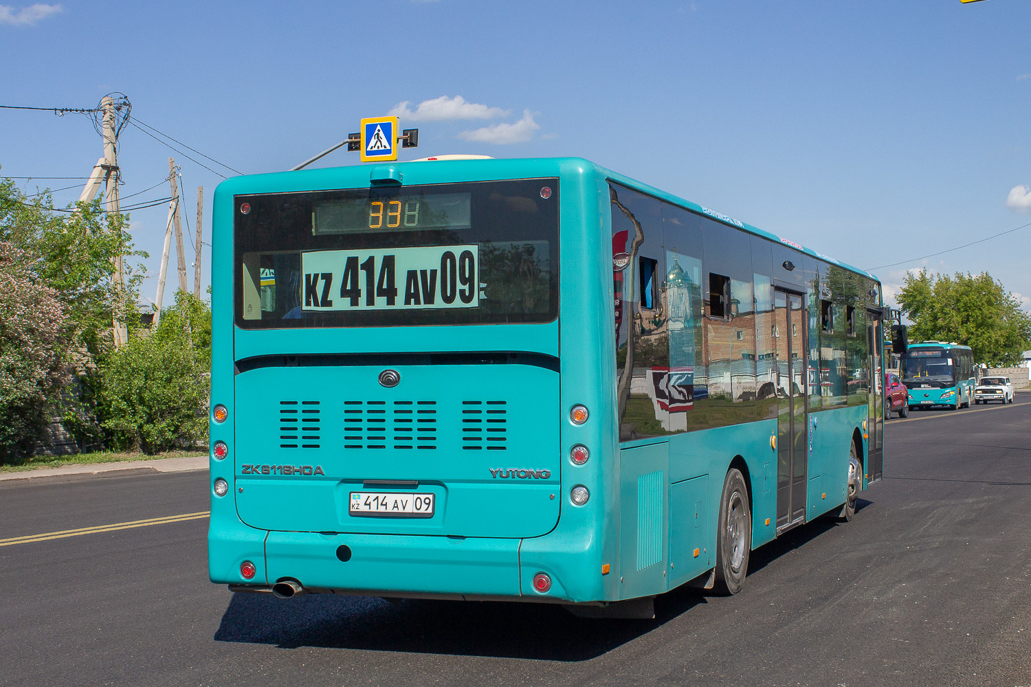 Карагандинская область, Yutong ZK6118HGA (QazTehna) № 414 AV 09