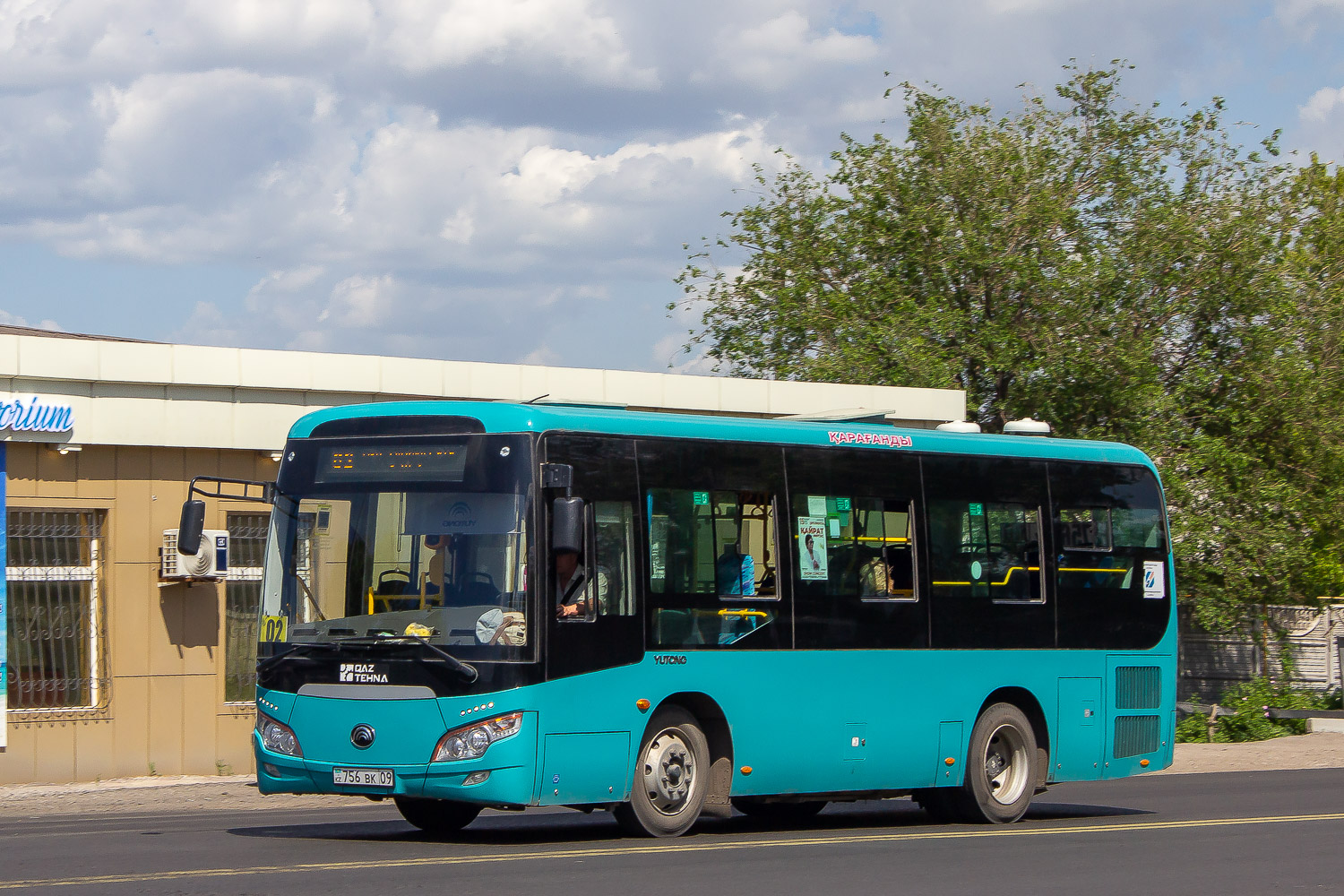 Карагандинская область, Yutong ZK6852HG (QazTehna) № 756 BK 09