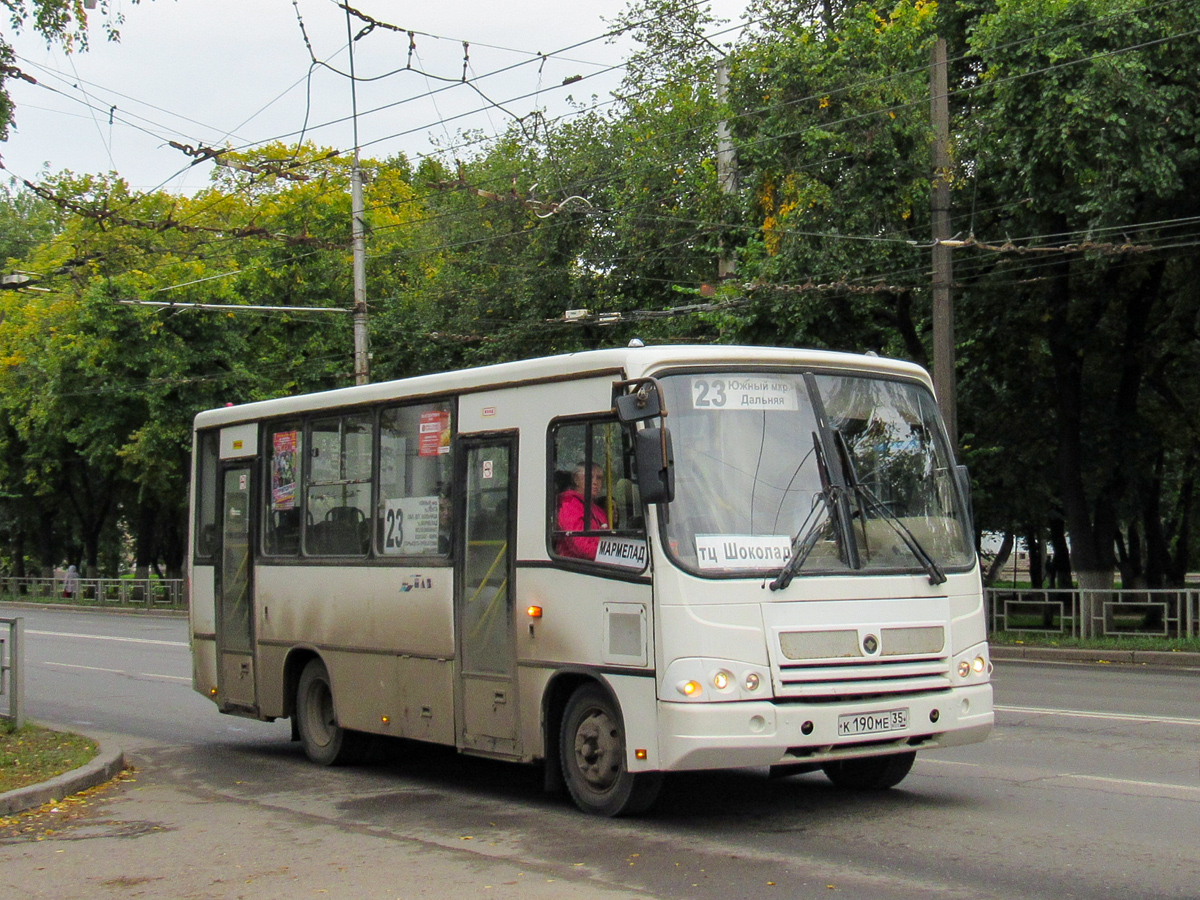 Вологодская область, ПАЗ-320402-03 № К 190 МЕ 35