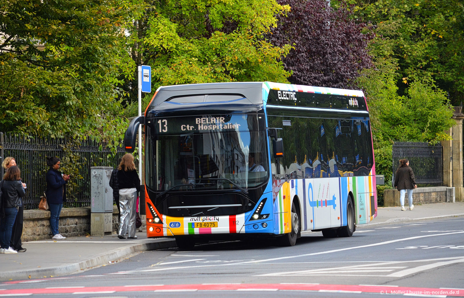 Люксембург, Volvo 7900E № 112