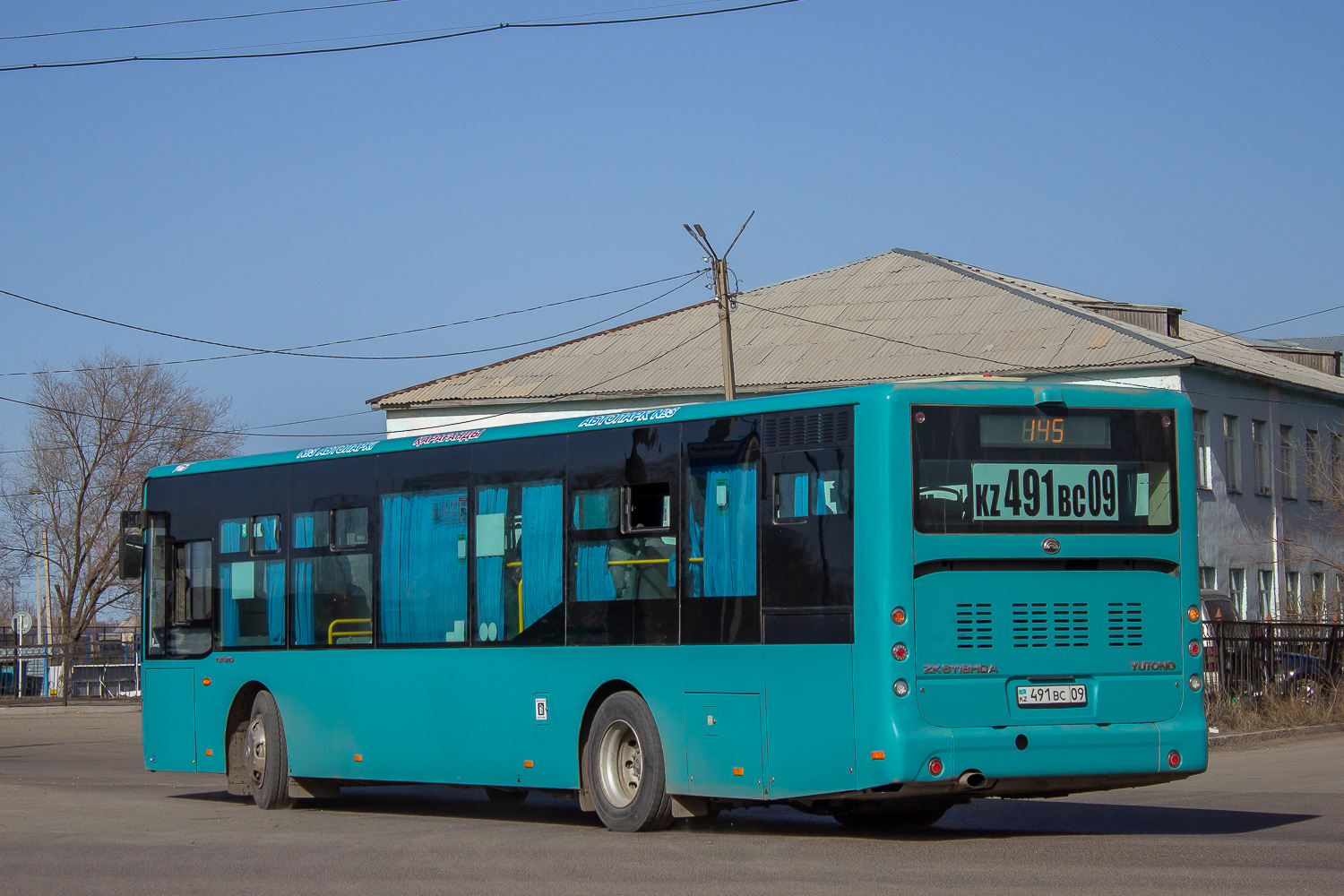 Карагандинская область, Yutong ZK6118HGA № 491 BC 09