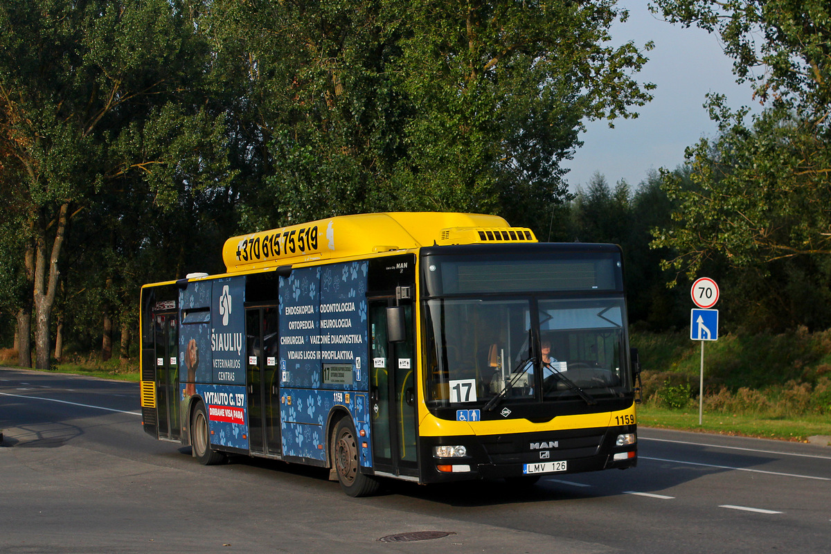 Литва, MAN A21 Lion's City NL243 CNG № 1159