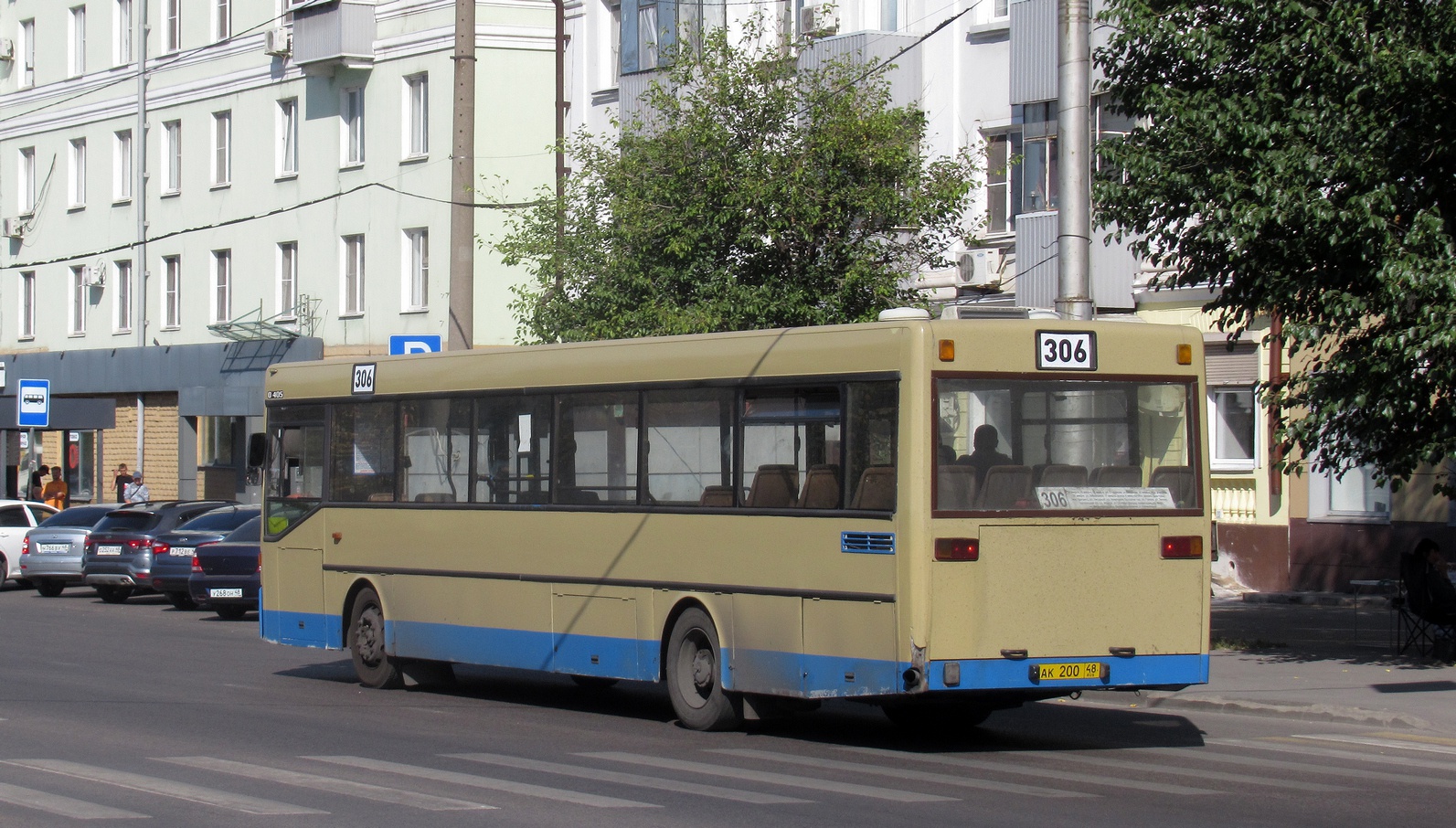 Lipetsk region, Mercedes-Benz O405 # АК 200 48