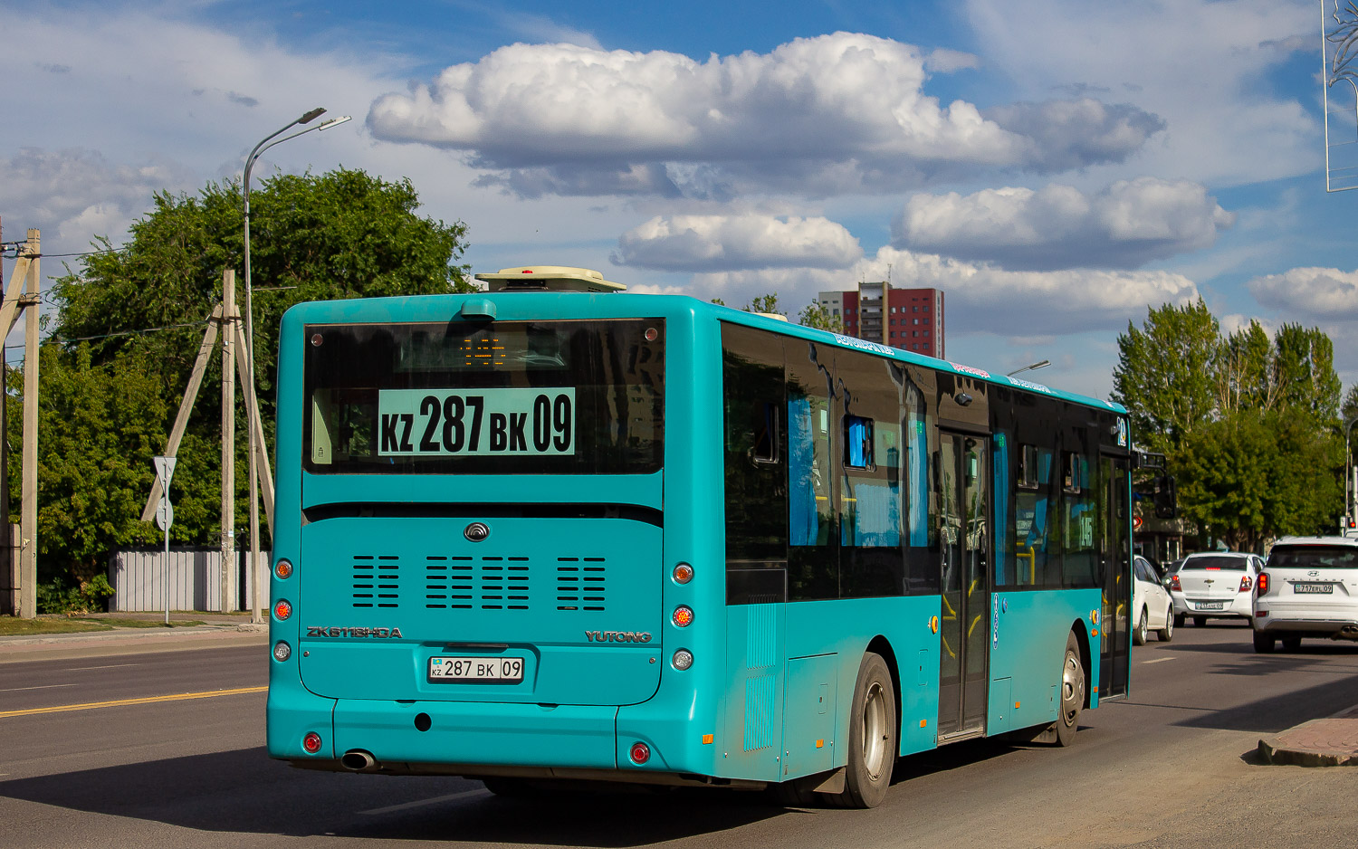 Карагандинская область, Yutong ZK6118HGA (QazTehna) № 287 BK 09