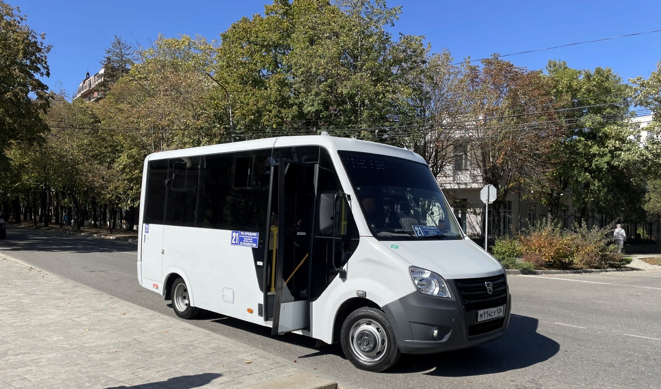 Ставропольский край, ГАЗ-A64R45 Next № М 114 СУ 126