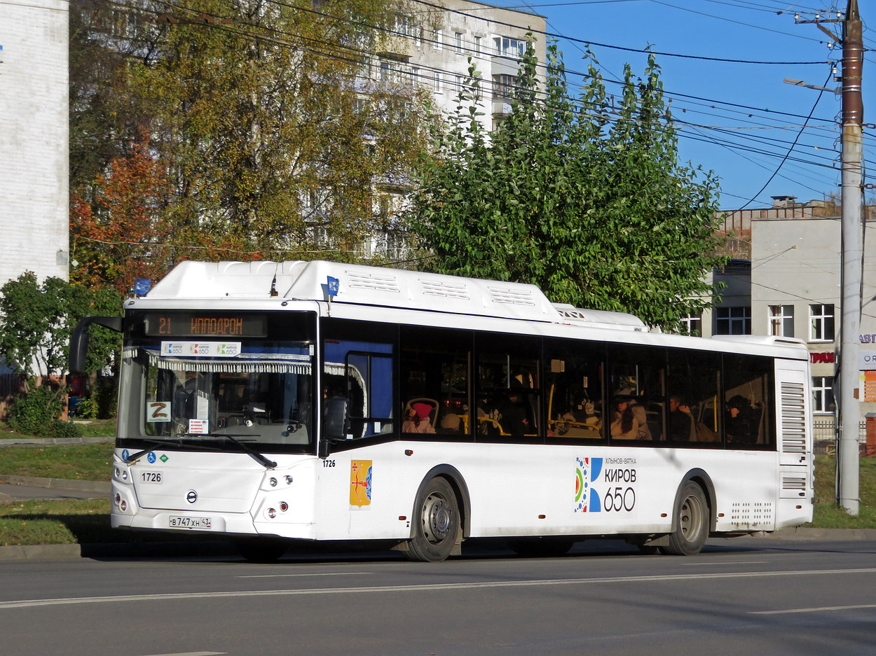 Кировская область, ЛиАЗ-5292.67 (CNG) № В 747 ХН 43