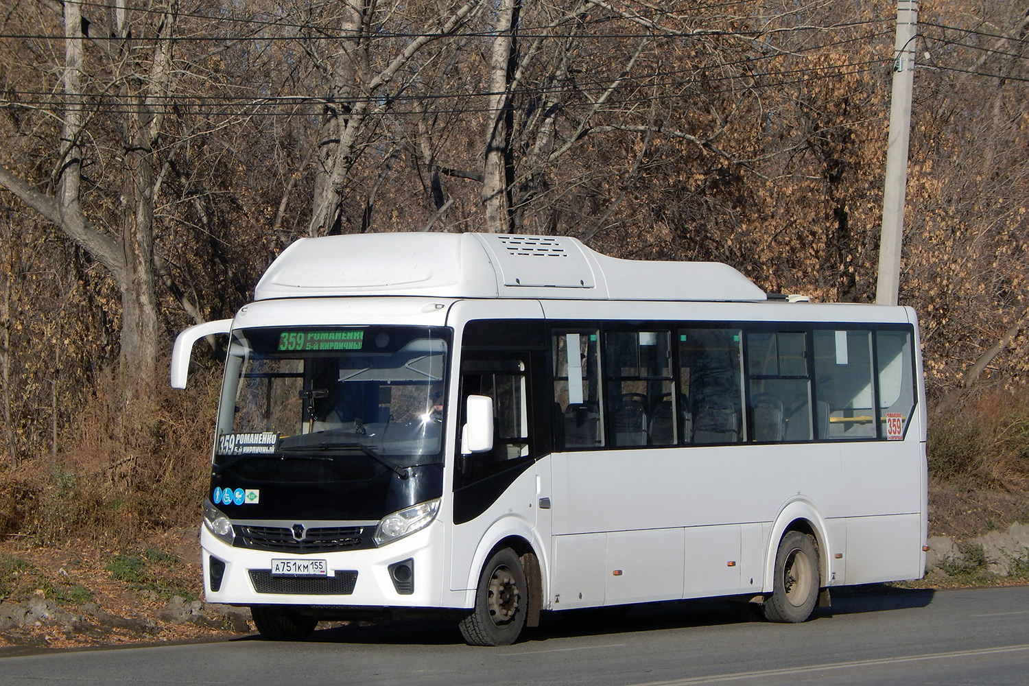 Омская область, ПАЗ-320415-14 "Vector Next" № А 751 КМ 155