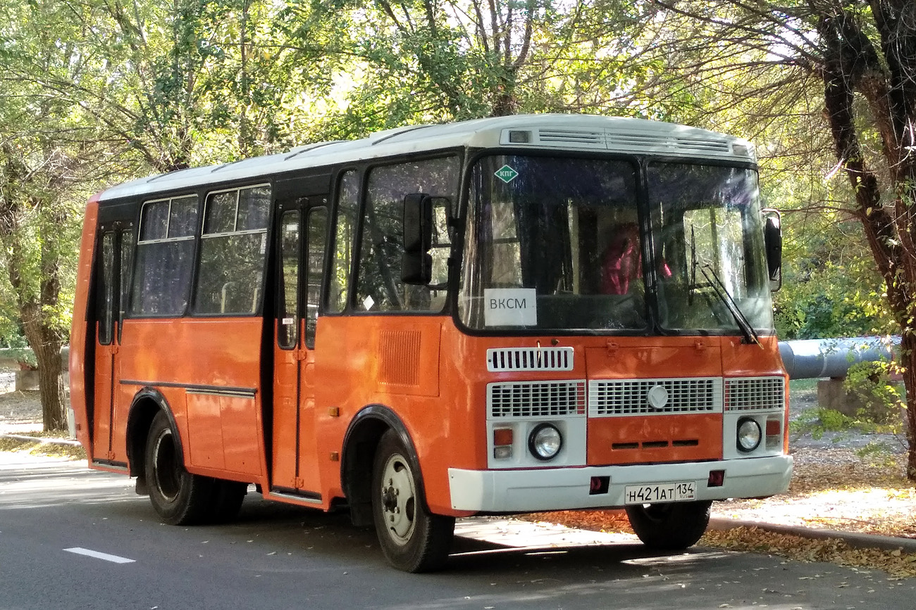 Волгоградская область, ПАЗ-32054 № Н 421 АТ 134