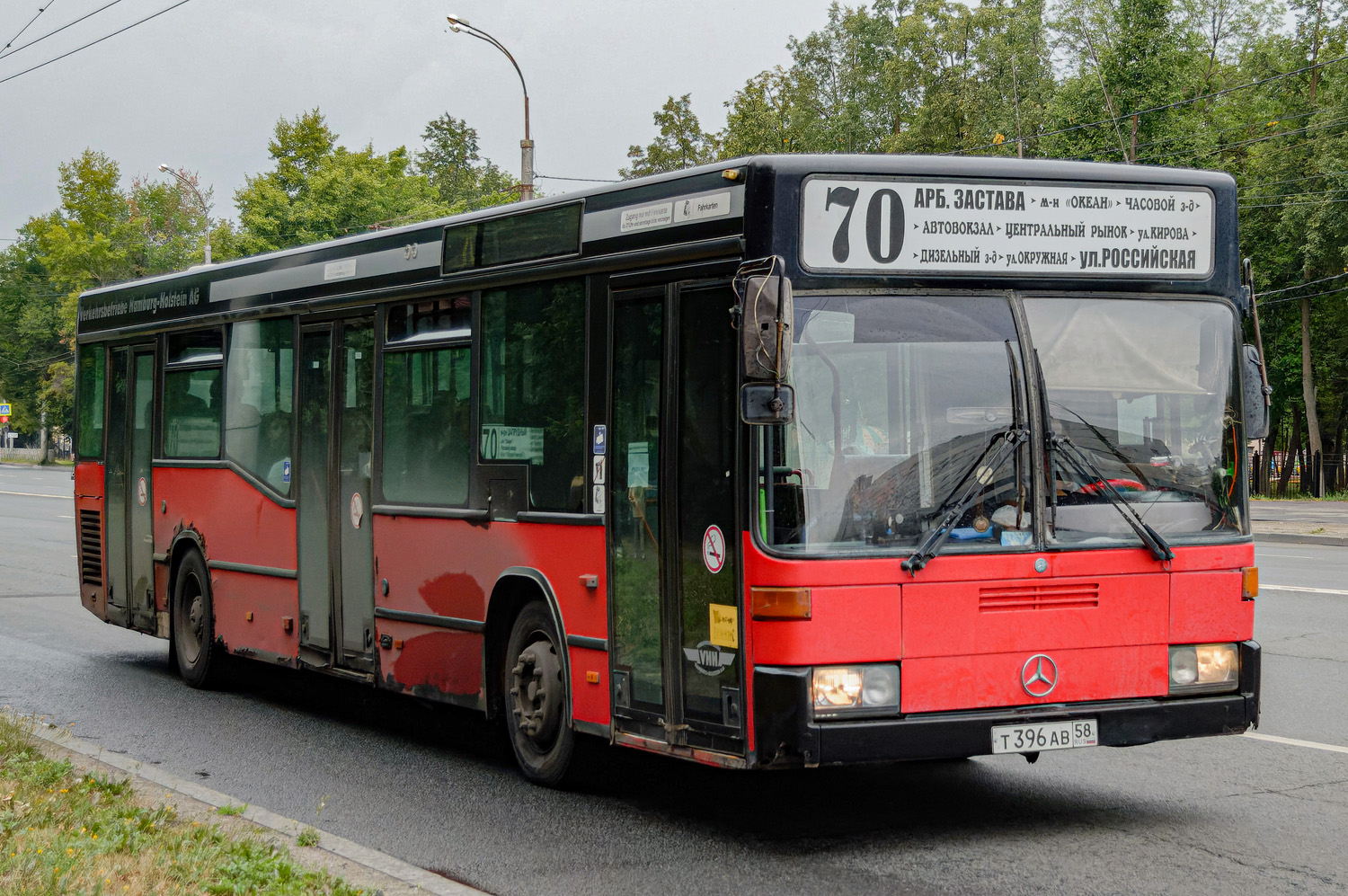 Пензенская область, Mercedes-Benz O405N2 № Т 396 АВ 58