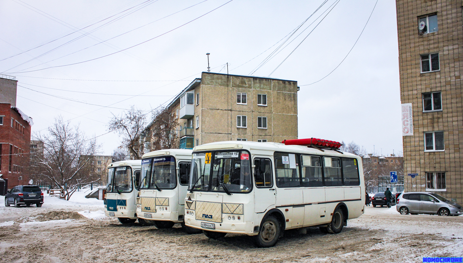 Томская область, ПАЗ-32054 № Е 884 ЕВ 70; Томская область — Разные фотографии — Томск