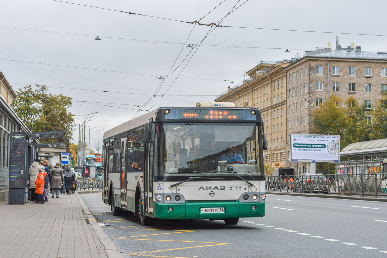 Санкт-Петербург, ЛиАЗ-5292.60 № 5168