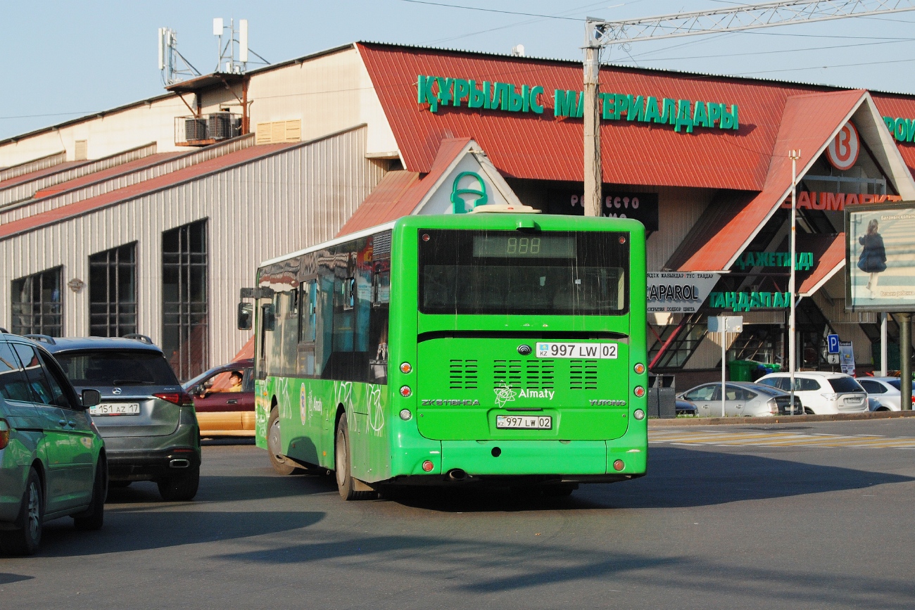 Алматы, Yutong ZK6118HGA (СарыаркаАвтоПром) № 997 LW 02 Алматы, Yutong ZK6118HGA (СарыаркаАвтоПром) № 997 LW 02