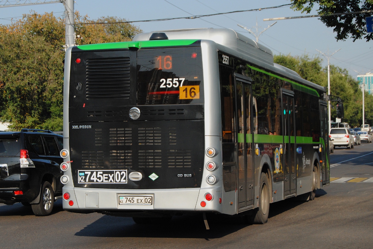 Алматы, Golden Dragon XML6125CN (Hyundai Trans Auto) № 2557