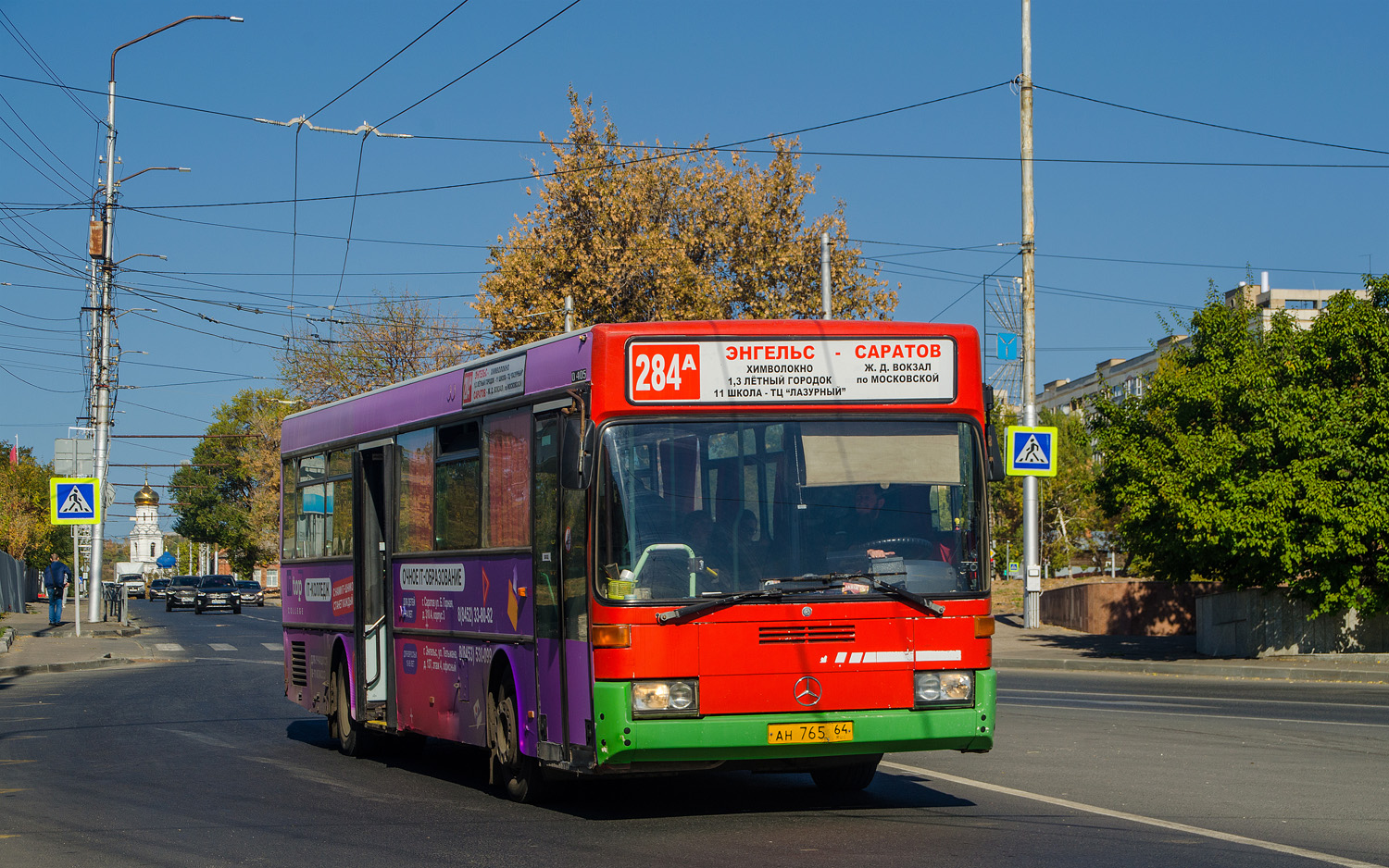 Саратовская область, Mercedes-Benz O405 № АН 765 64