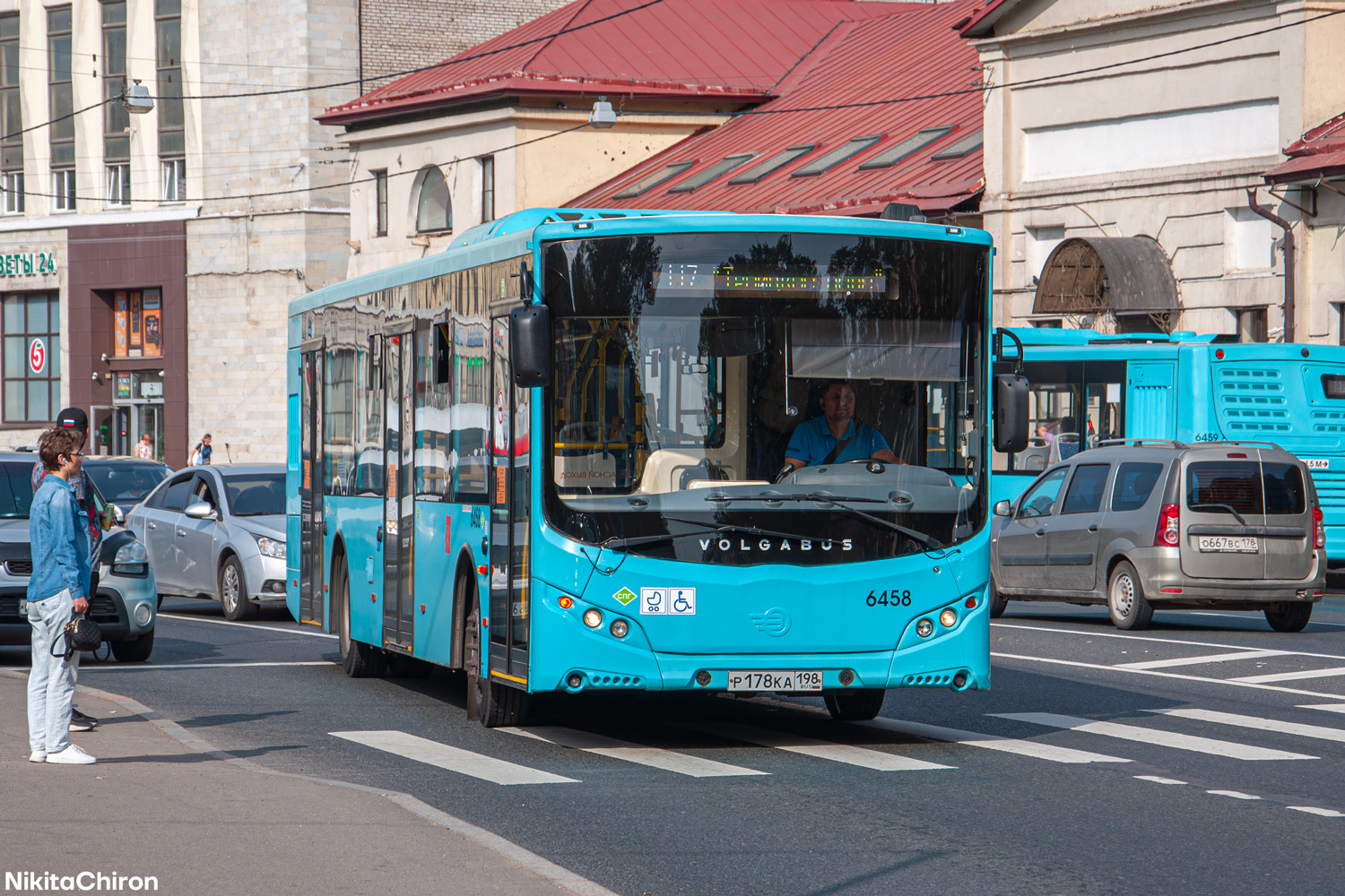 Санкт-Петербург, Volgabus-5270.G4 (LNG) № 6458