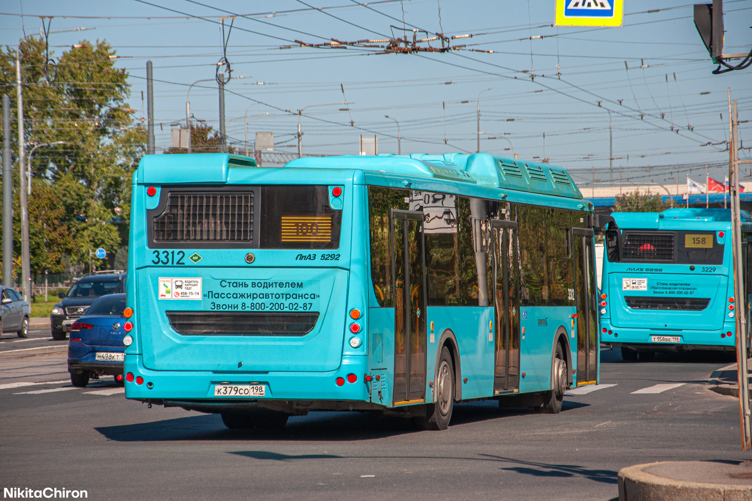 Санкт-Петербург, ЛиАЗ-5292.67 (CNG) № 3312