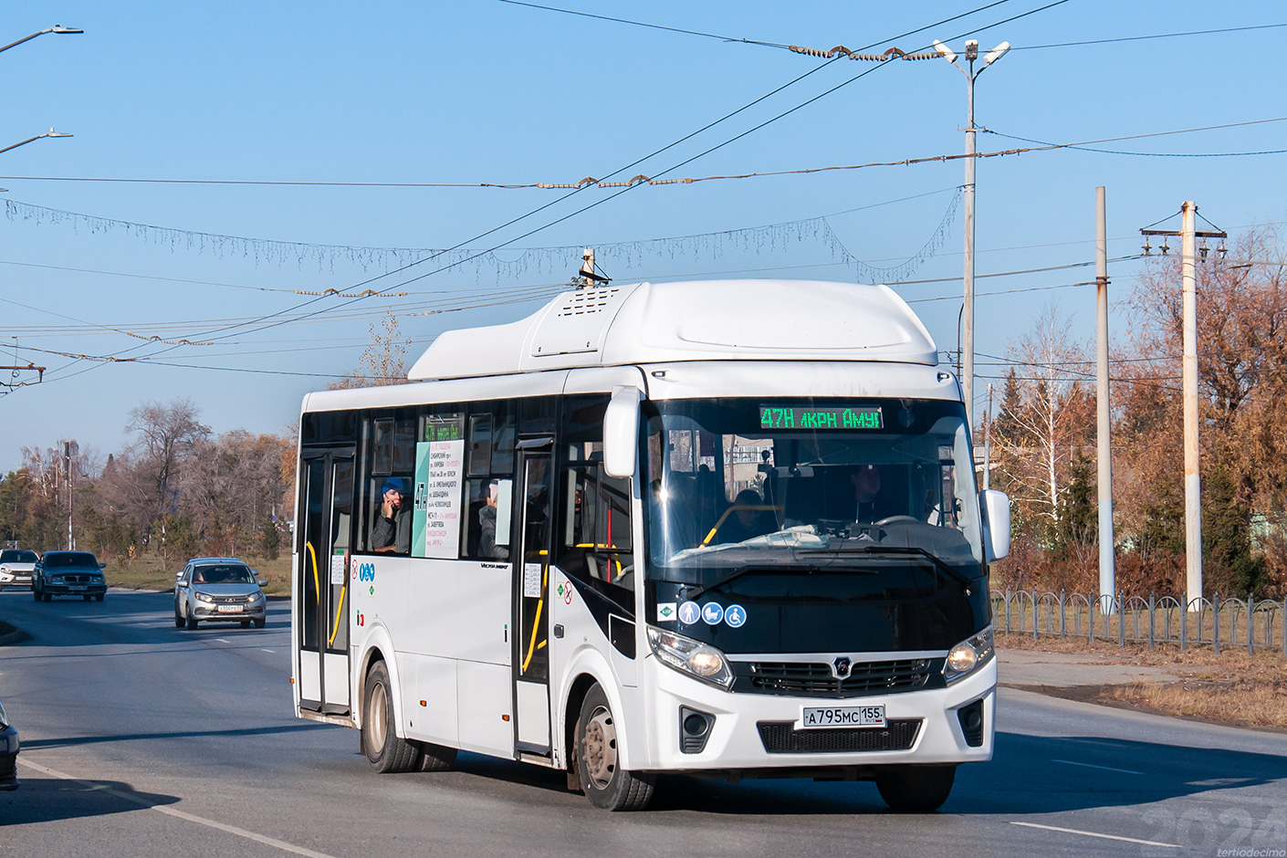 Омская область, ПАЗ-320415-14 "Vector Next" № 6108