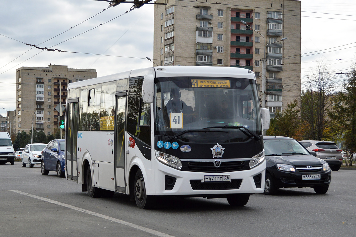 Ставропольский край, ПАЗ-320435-04 "Vector Next" № М 471 СТ 126