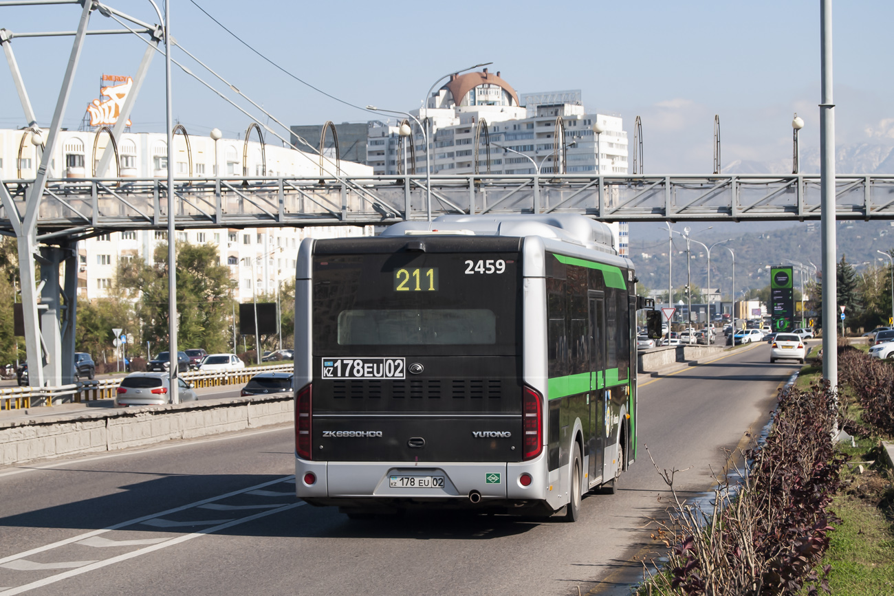 Алматы, Yutong ZK6890HGQ (QazTehna) № 2459