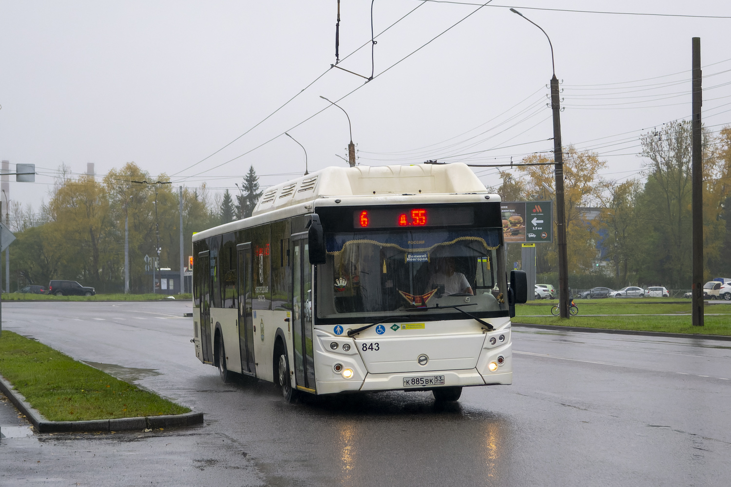 Новгородская область, ЛиАЗ-5292.67 (CNG) № 843