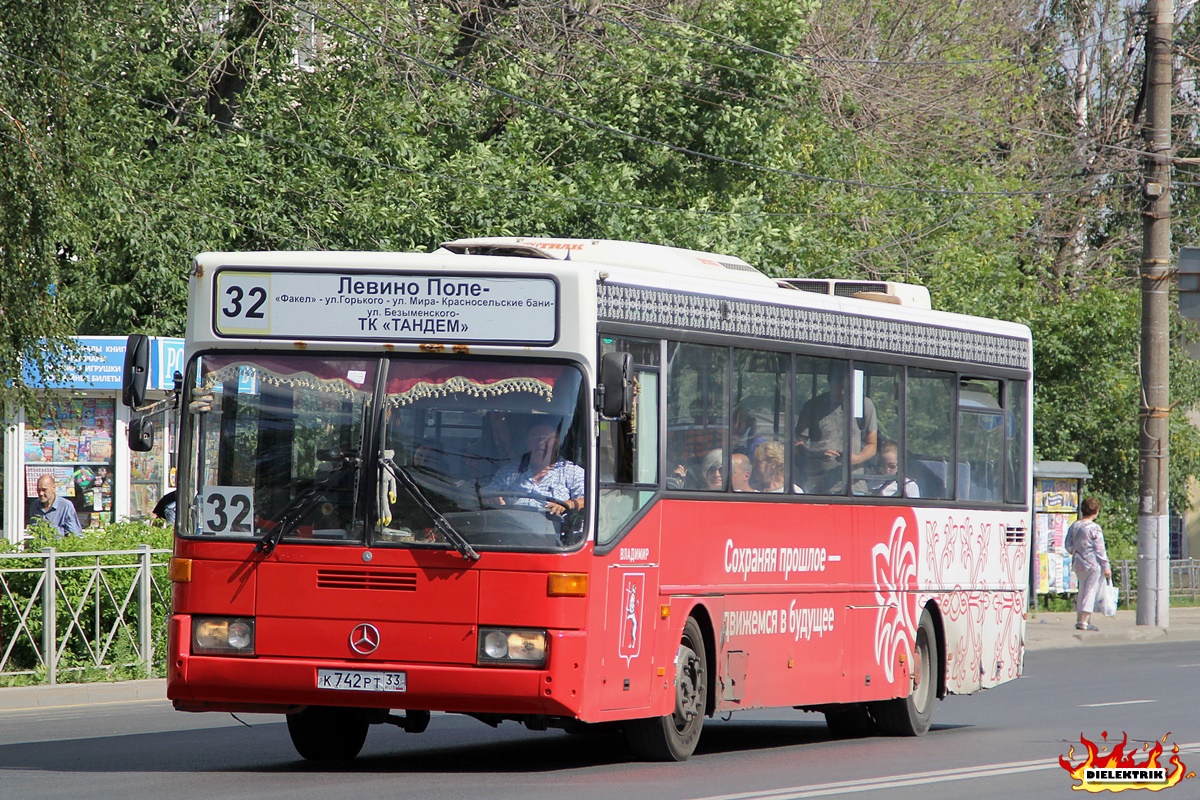 Владимирская область, Mercedes-Benz O405 № К 742 РТ 33