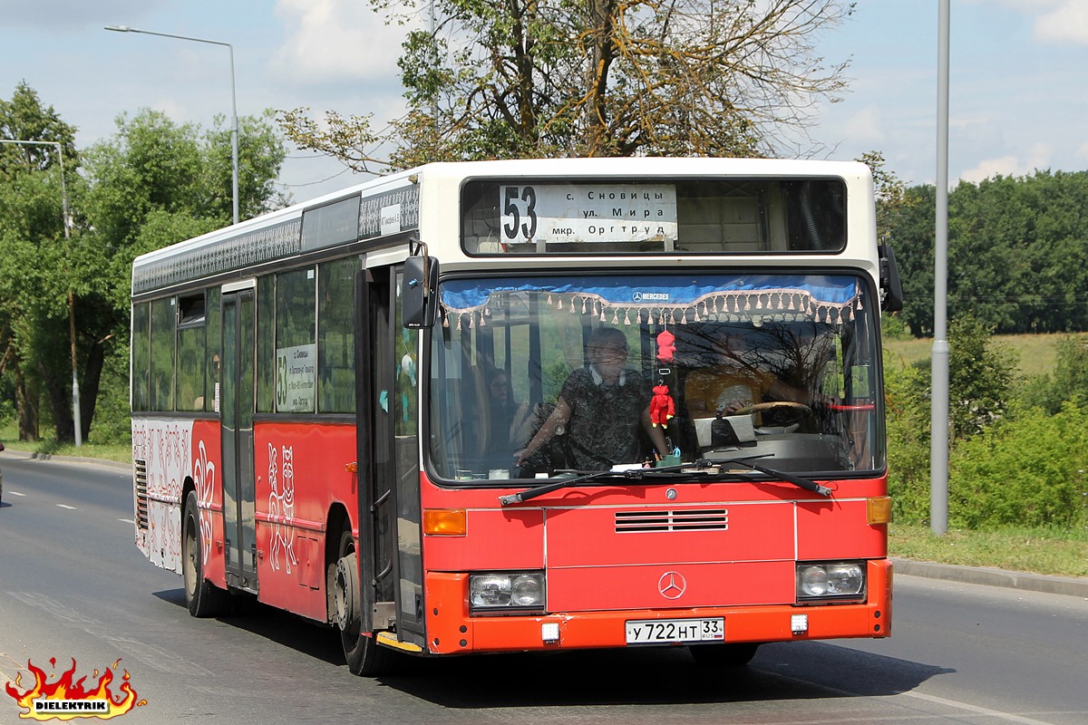 Владимирская область, Mercedes-Benz O405N № У 722 НТ 33