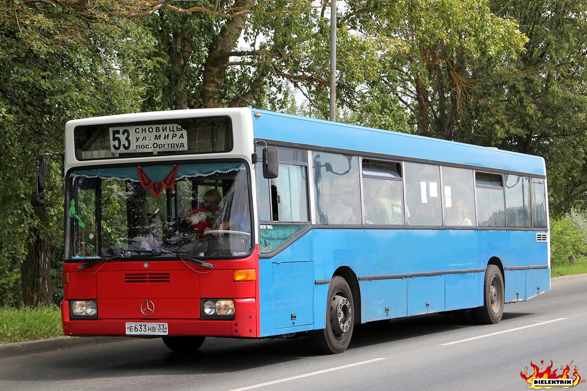 Vladimir region, Mercedes-Benz O405N # Е 633 НВ 33