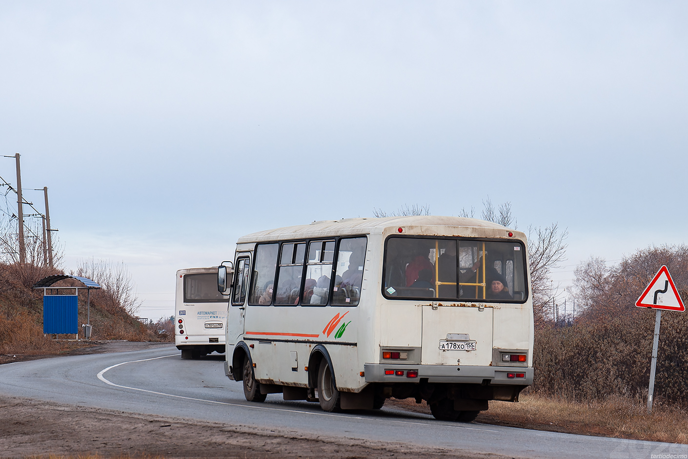 Омская область, ПАЗ-32054 № А 178 ХО 155