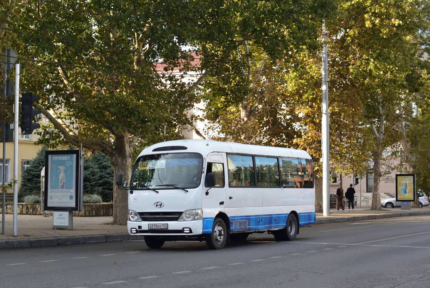 Краснодарский край, Hyundai County Kuzbass № А 212 КК 123
