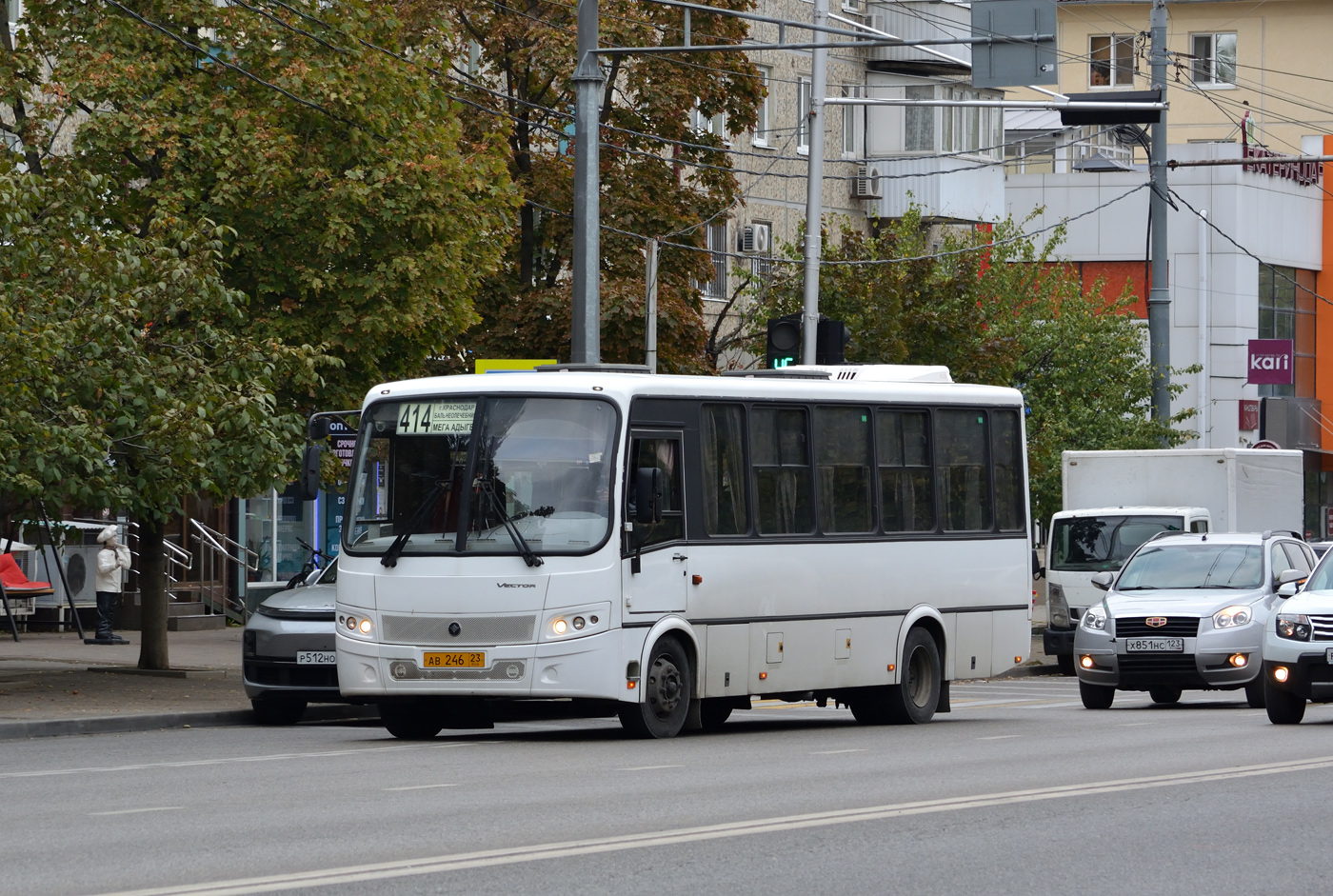 Краснодарский край, ПАЗ-320412-05 "Вектор" № АВ 246 23