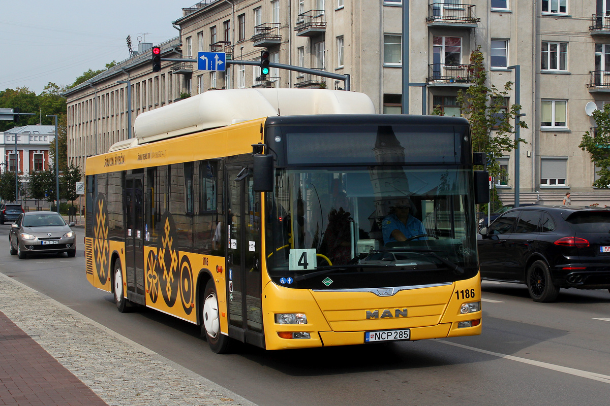 Литва, MAN A21 Lion's City NL313 CNG № 1186