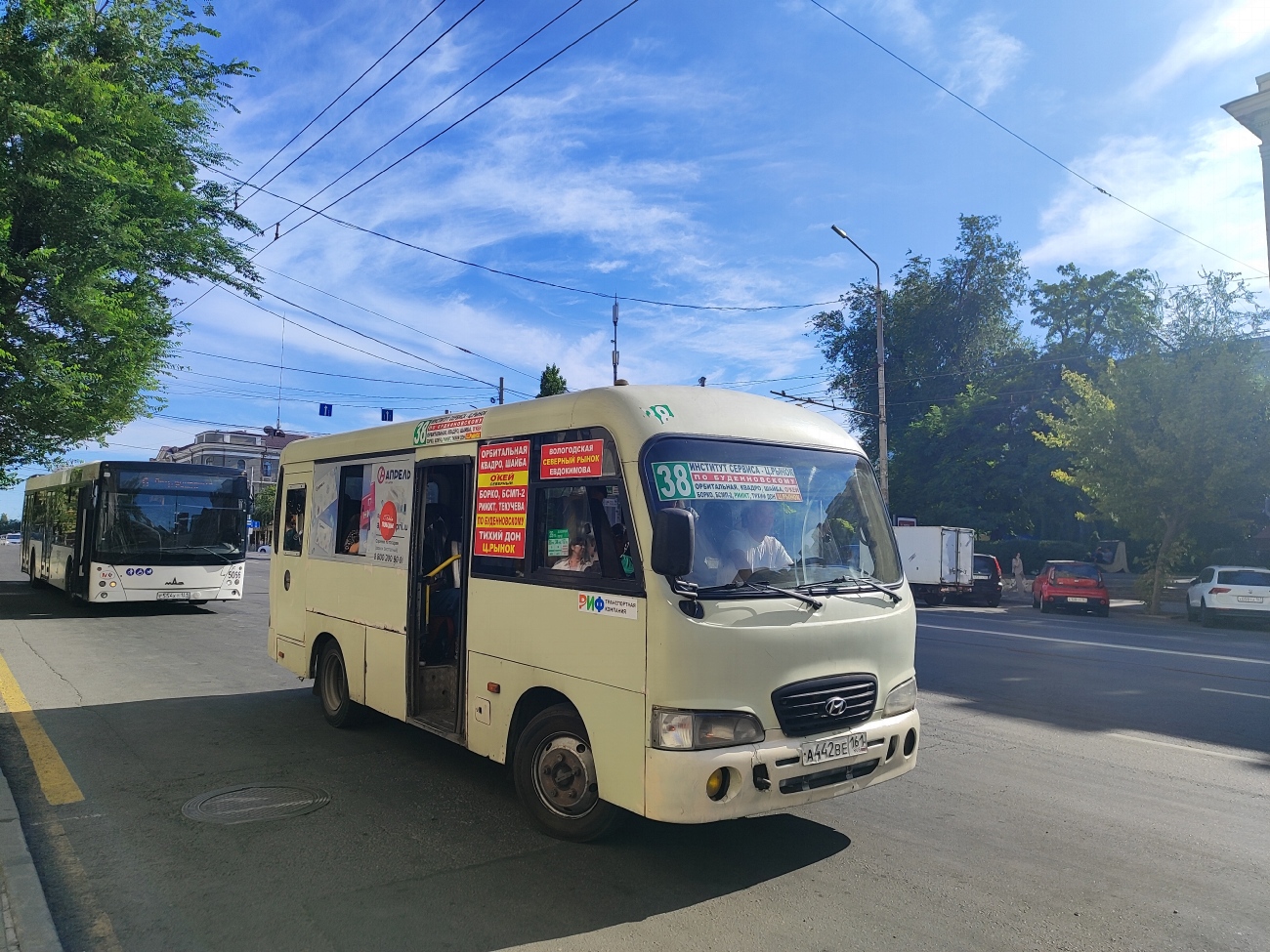 Ростовская область, Hyundai County SWB C08 (РЗГА) № А 442 ВЕ 161