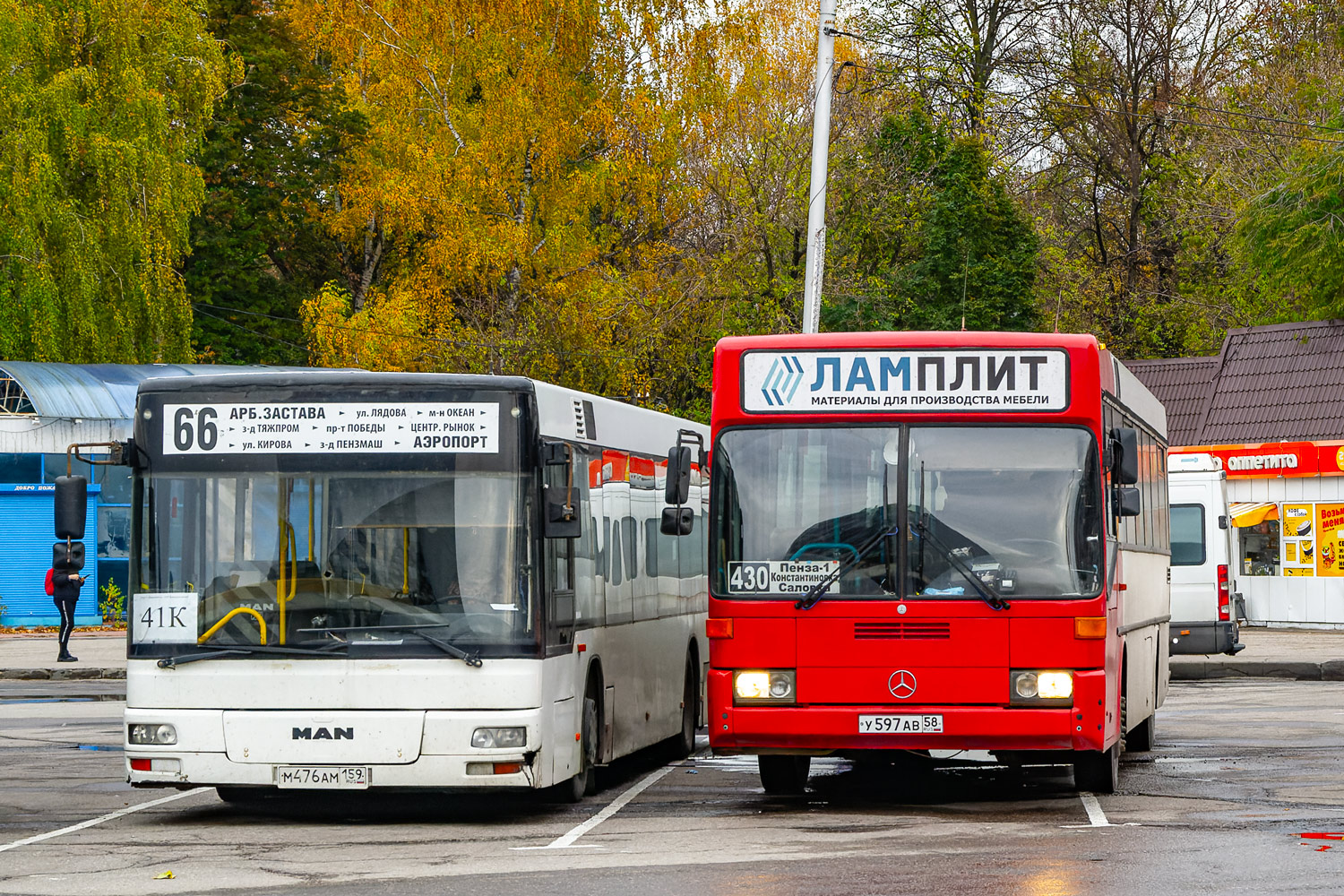 Пензенская область, Mercedes-Benz O405 № У 597 АВ 58