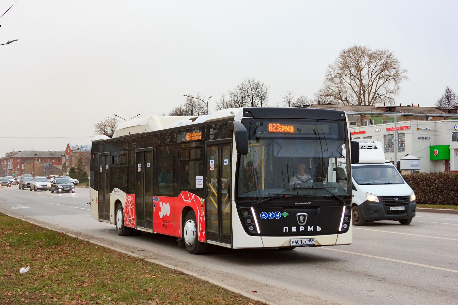 Пермский край, НефАЗ-5299-40-57 (CNG) № Р 401 ВС 159