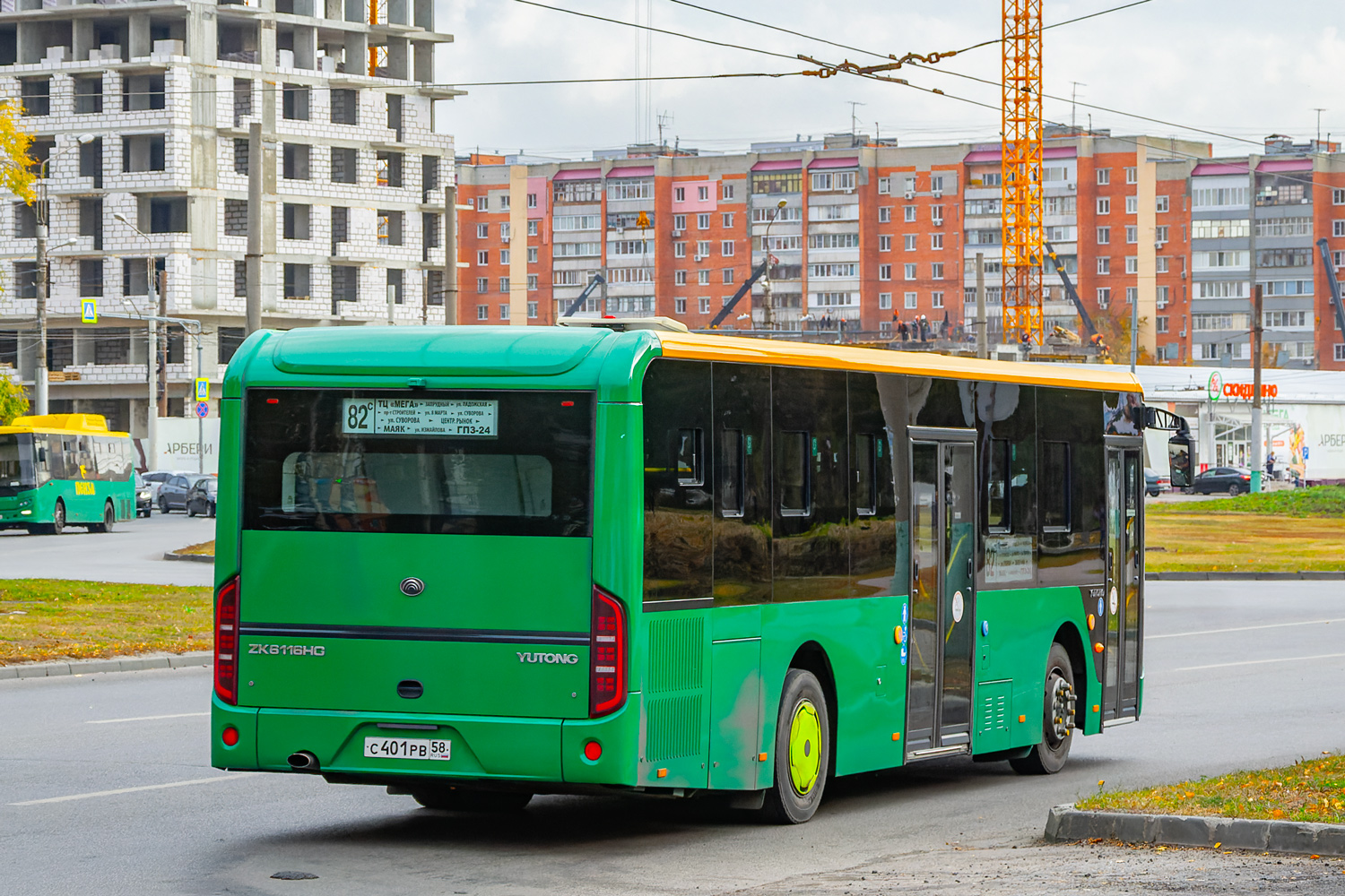 Пензенская область, Yutong ZK6116HG № С 401 РВ 58