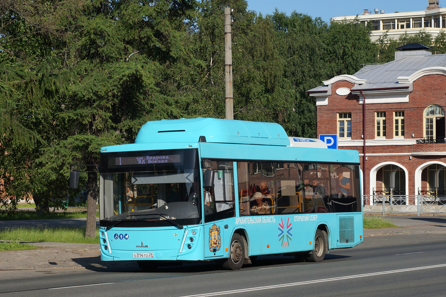 Архангельская область, МАЗ-206.948 № О 314 ТО 29