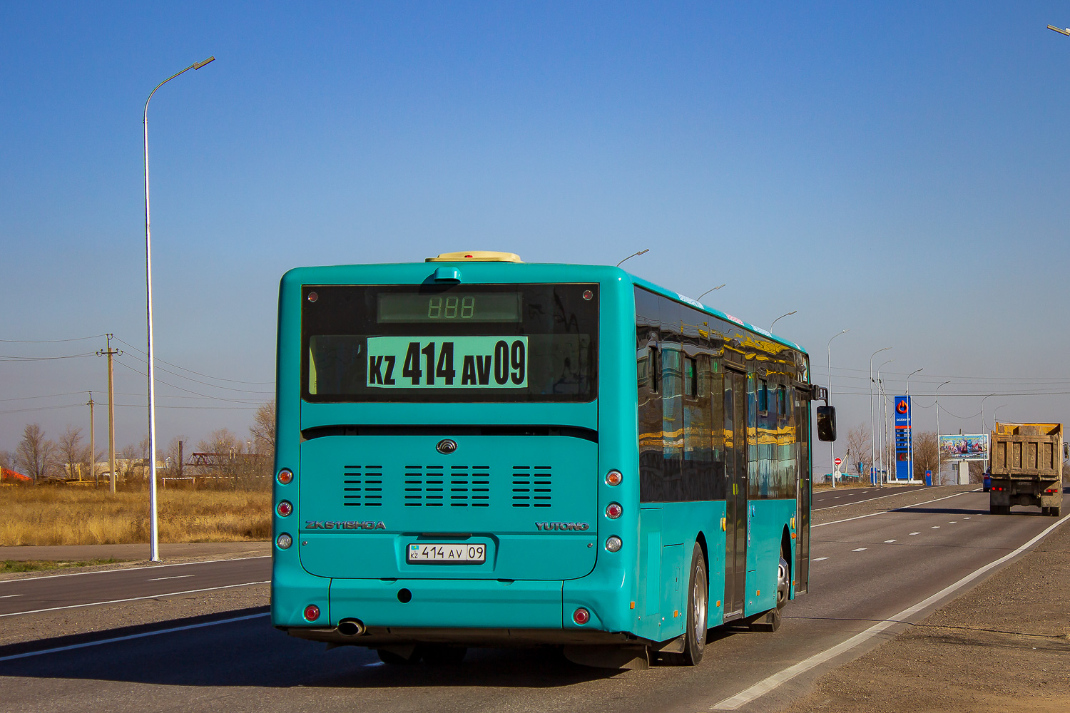 Карагандинская область, Yutong ZK6118HGA (QazTehna) № 414 AV 09