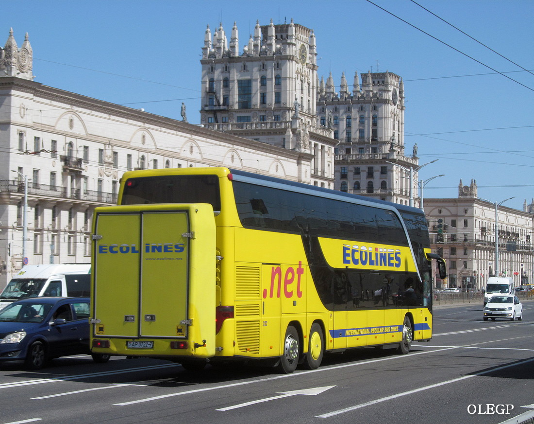 Минск, Setra S431DT № 322